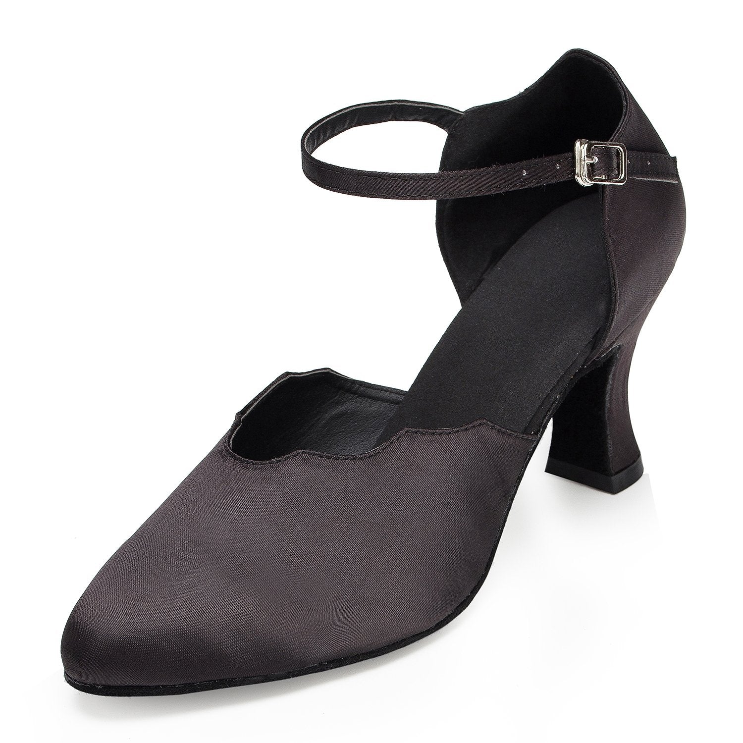 Women's Satin Customized Heel Ballroom Dance Shoes Modern Dance Shoes