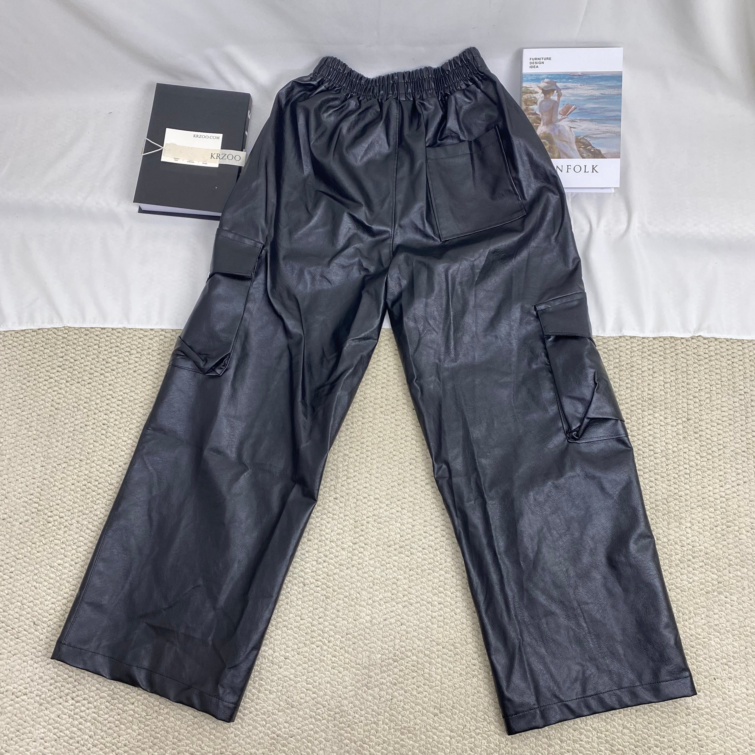 Hip-Hop Punk Leather Pants