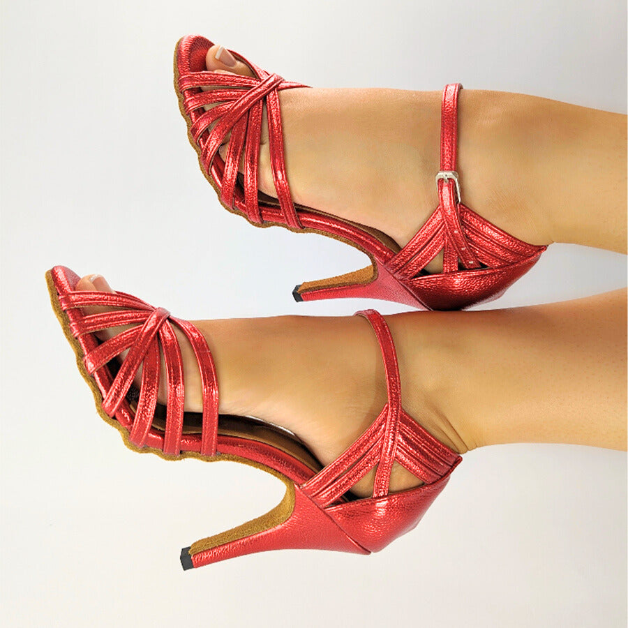 Women's Leatherette 10cm Heel Ballroom Dance Shoes Latin Shoes