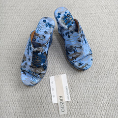 Waterproof platform fish-mouth flip-flops