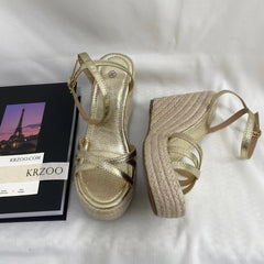 Platform Open-Toe Sandals