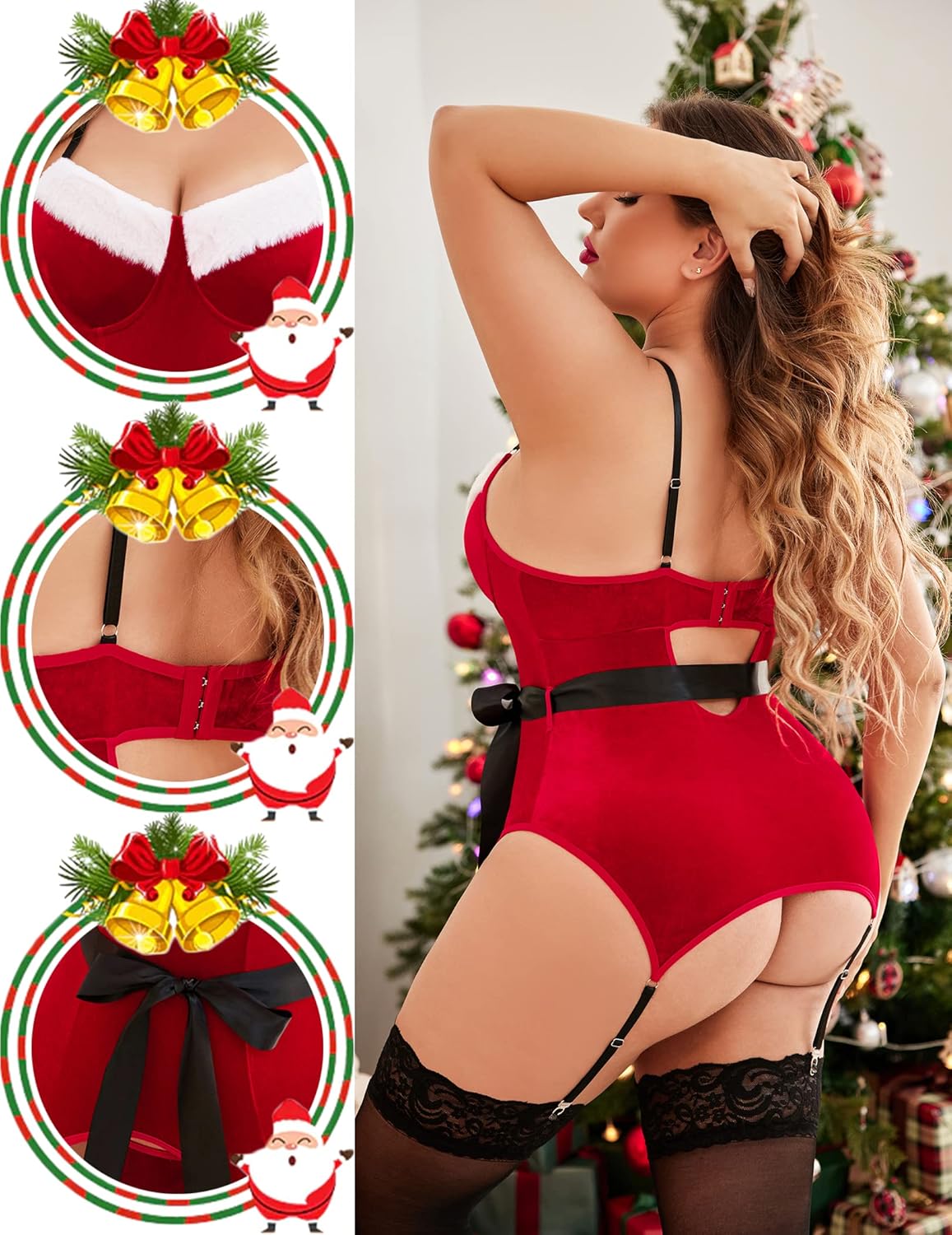 Plus Size Lace Nighty Sleepwear