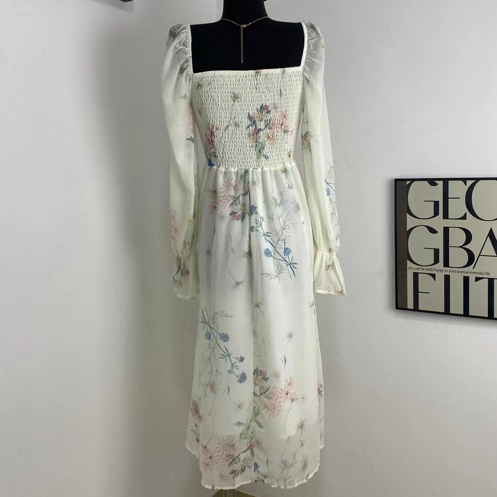Mori-Style Gentle Tea Dress
