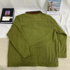 Embroidered Brushed Denim Jacket