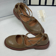 Breathable round-toed flat Roman shoes