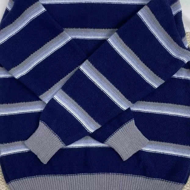 Japanese Retro Striped Top