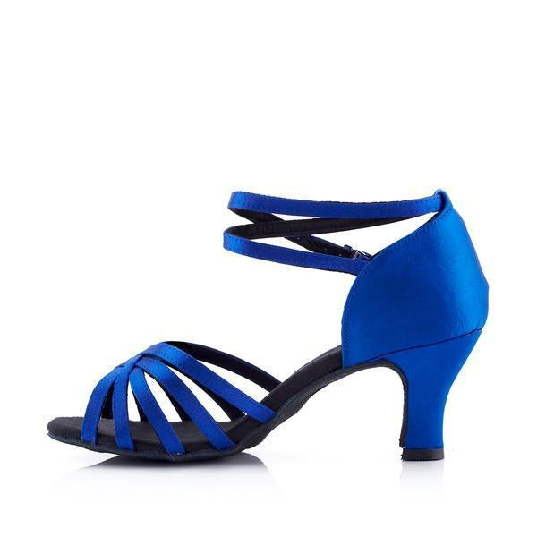 Women's Satin 6.5cm Ballroom Dance Shoes Latin Dance Shoes