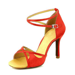 Women's Suede 9cm Heel Latin Salsa Dance Shoes Ballroom Dance Shoes