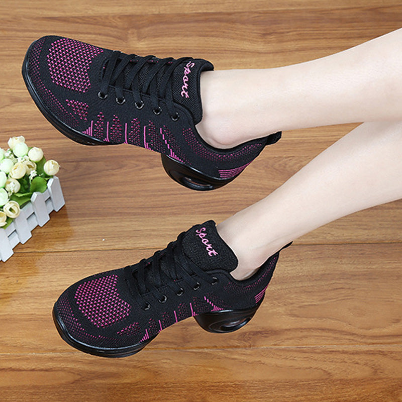 Women's Dance Sneakers Practice Trainning Dance Shoes JazDance