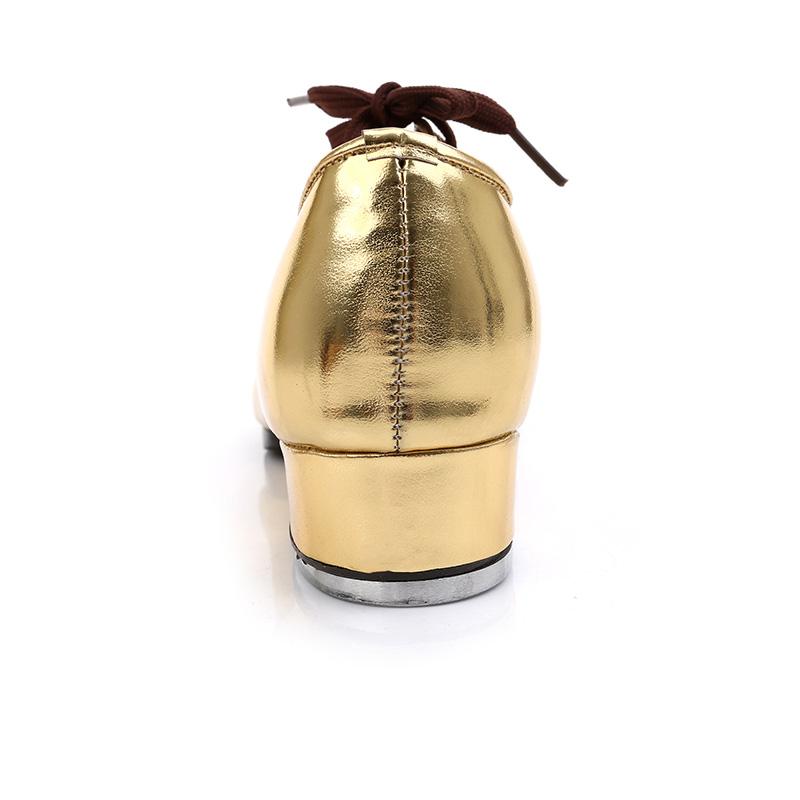 Women's Leatherette 3cm Heels Modem With Lace-up Tap Shoes