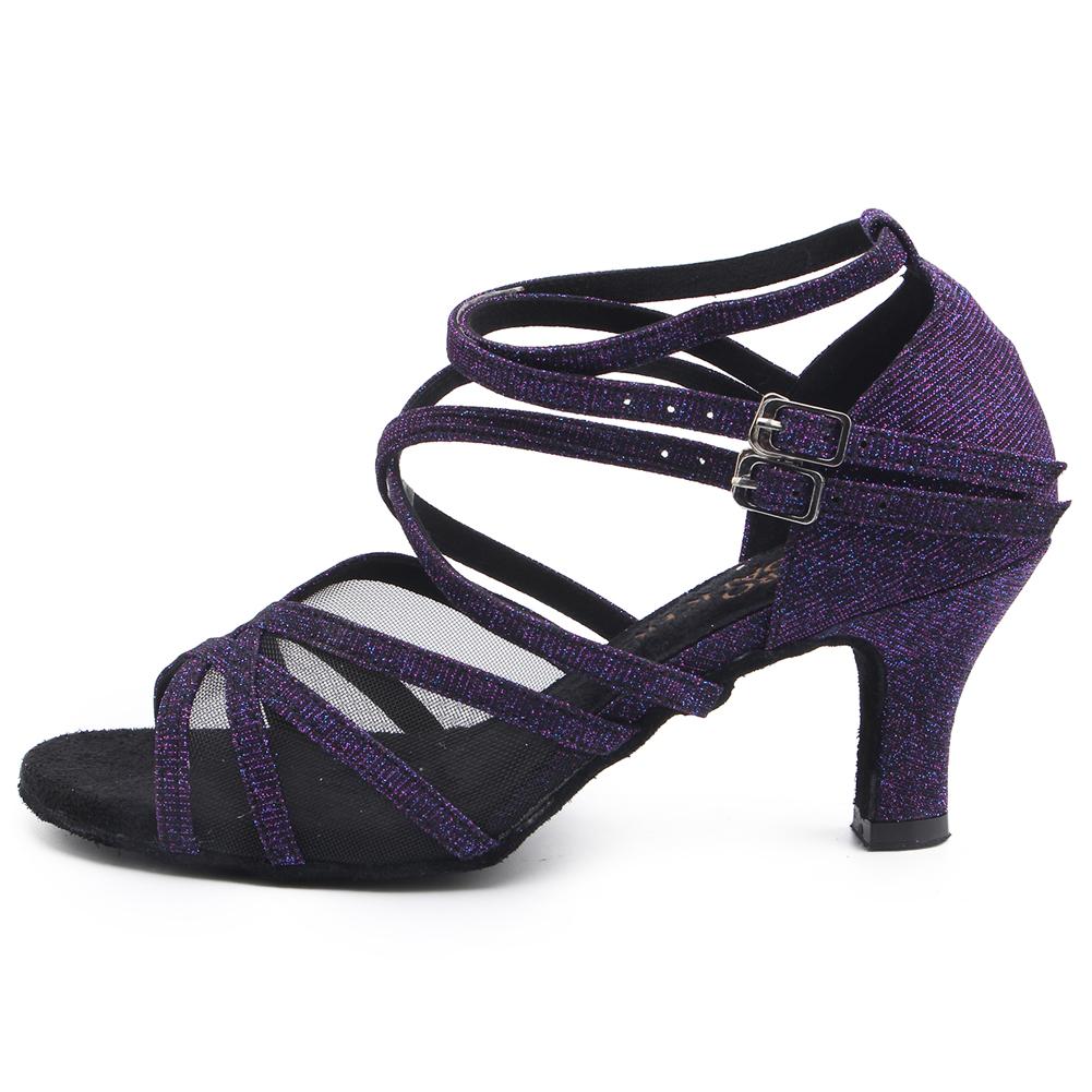 Women's Sparkling Glitter 5.6cm Heel Ballroom Dance Shoes/Latin Shoes