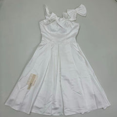 White French-style evening dress