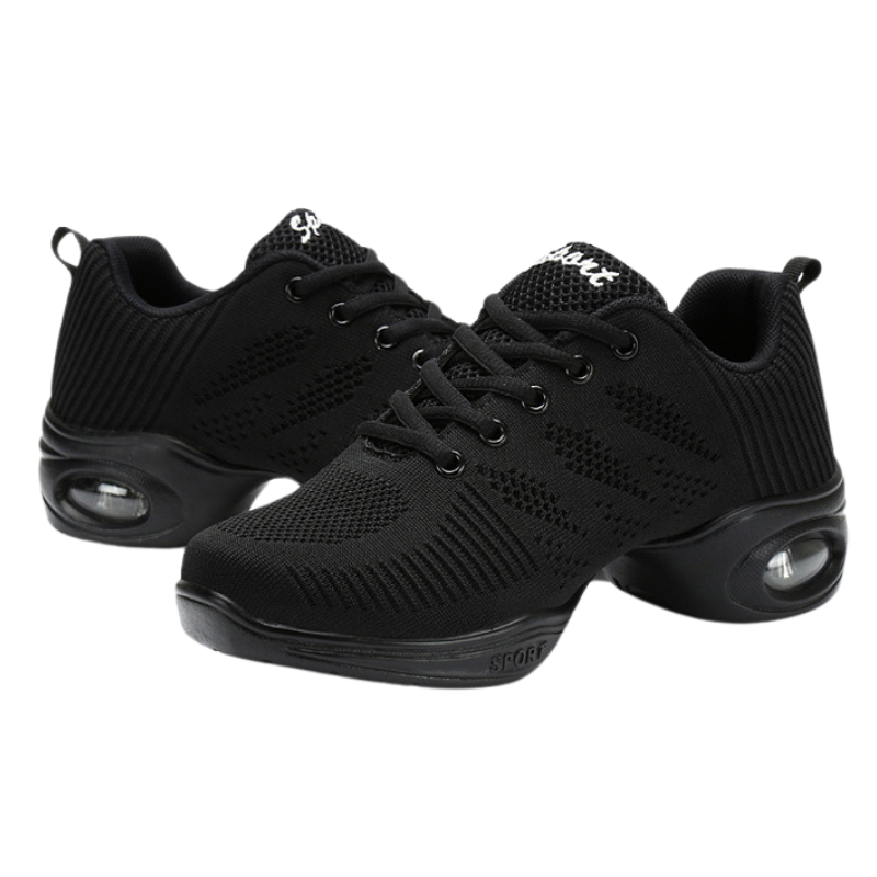 Women's Mesh JazShoes Lace-up Dance Sneakers