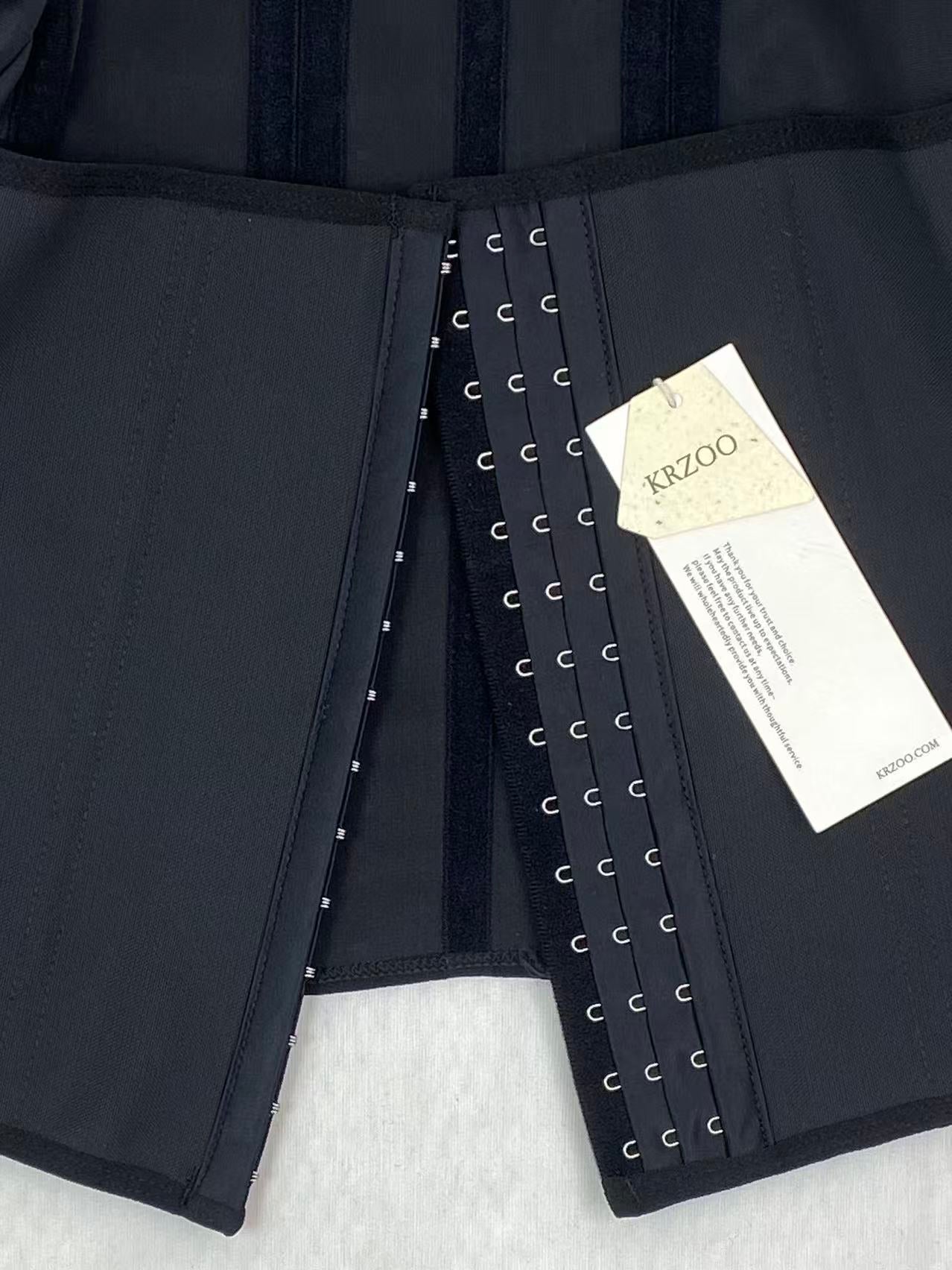 Zippered and buttoned double-layer shaping vest