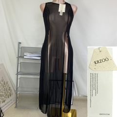 Sunscreen cover-up shirt, swimsuit, beach dress