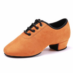 Women's Suede 3.5cm Heel Teaching & Practice Shoes Ballroom Dance Shoes