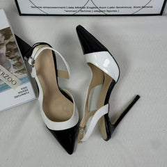 Low-cut ankle strap shoes