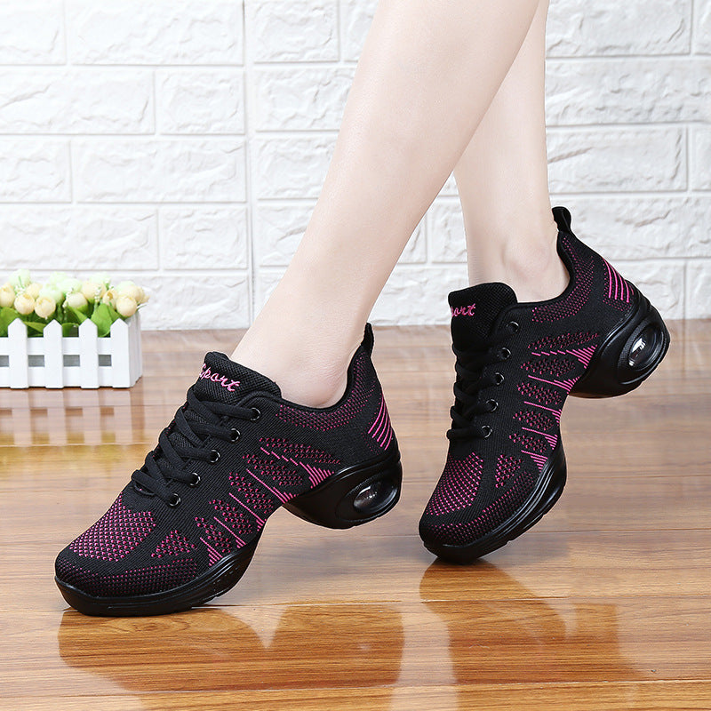 Women's Dance Sneakers Practice Trainning Dance Shoes JazDance
