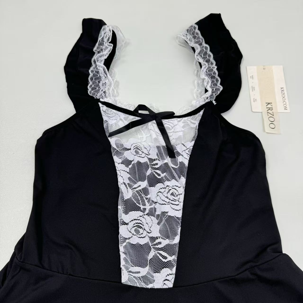 Sexy uniform with lace maid outfit