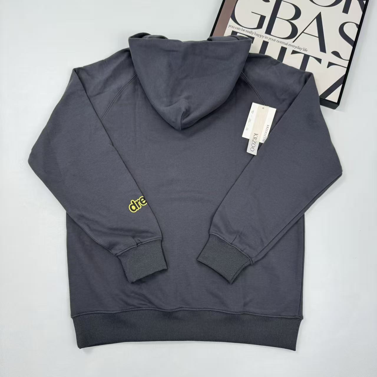 Cotton pullover loose-fitting hoodie