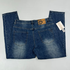 Straight-leg stretchy slim-fit jeans
