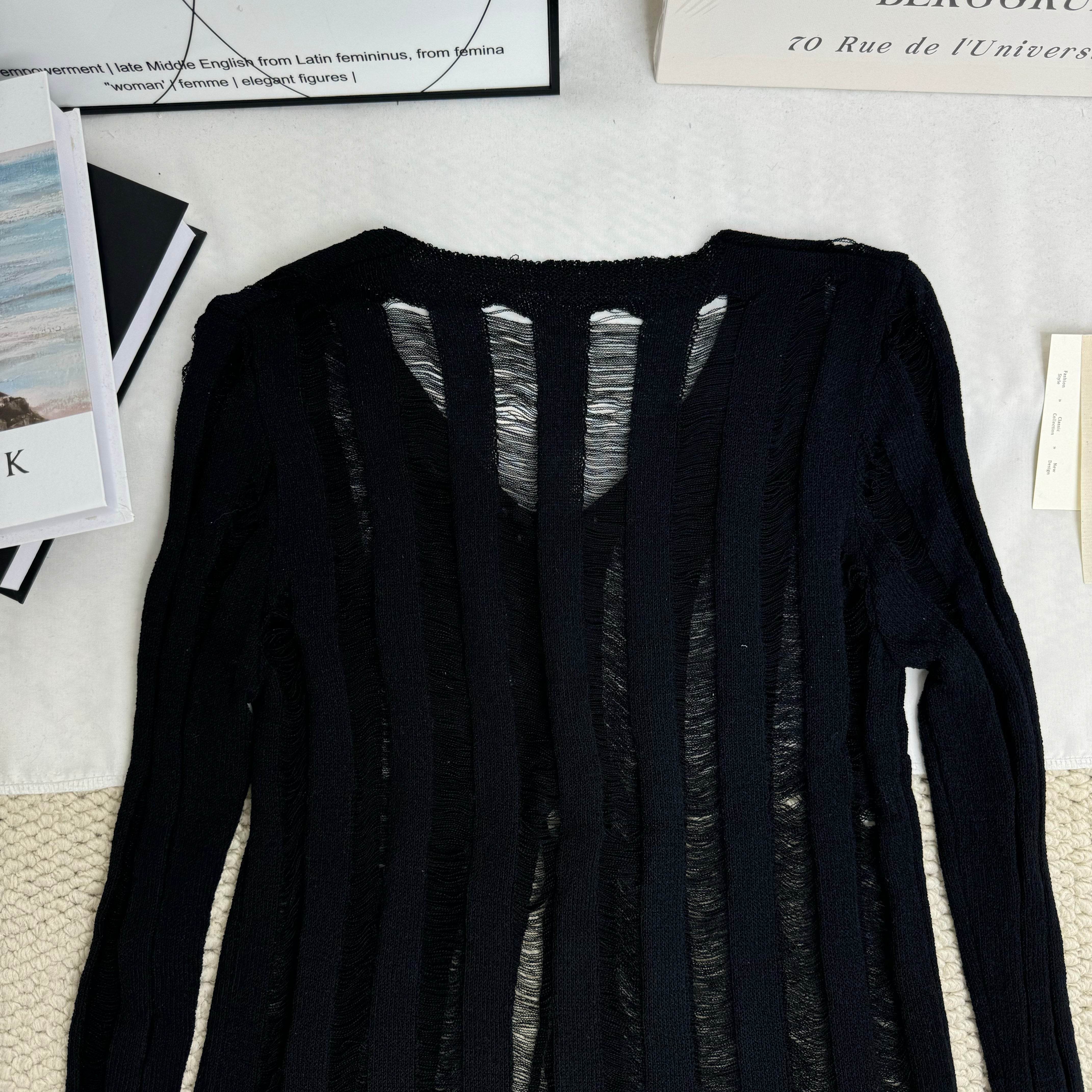 V-Neck Tie-Up Cutout T-Shirt