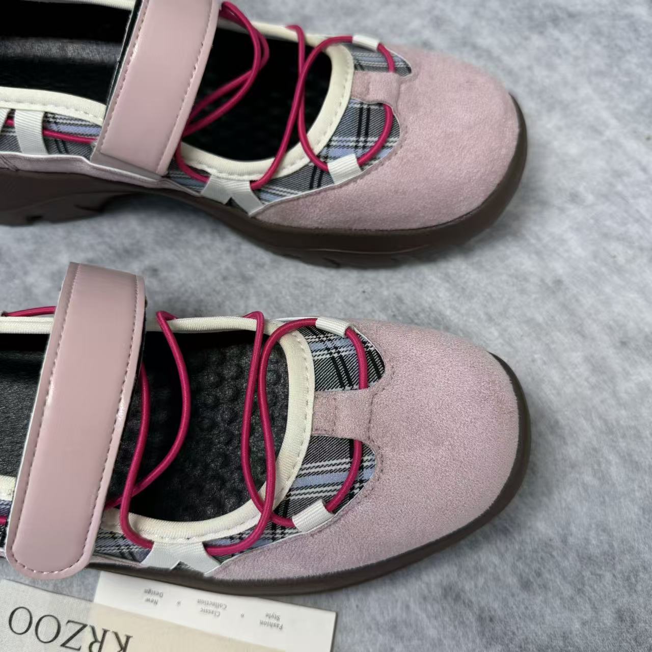 Functional style ballet platform Mary Jane shoes