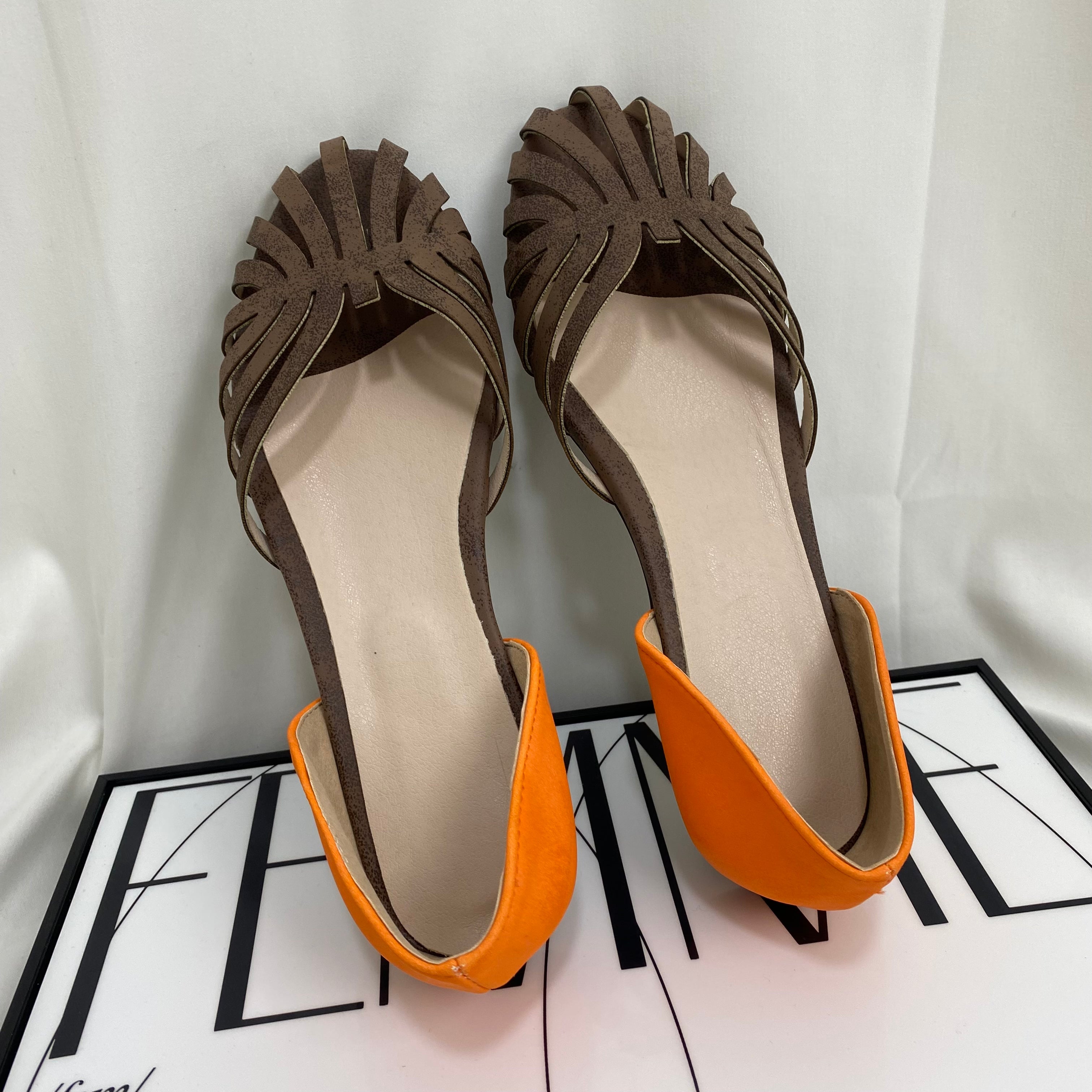 Casual Flat-Heeled Oversized Sandals