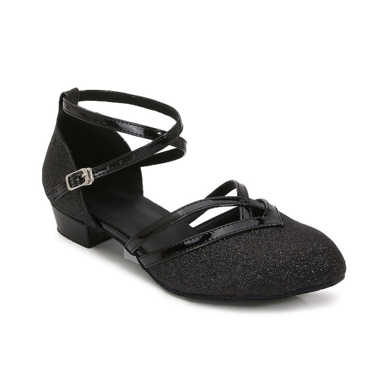 Women's Suede 2cm/3.5cm Heels Ballroom Dance Shoes Swing Dance Shoes
