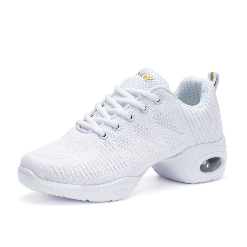 Women's 4.5cm Dance Sneakers Party Training Performance Professional Dance Shoes JazDance