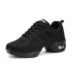 Women's 4.5cm Dance Sneakers Party Training Performance Professional Dance Shoes JazDance