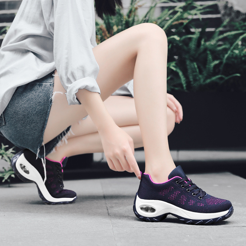 Women's Mesh JazShoes Lace-up Dance Sneakers