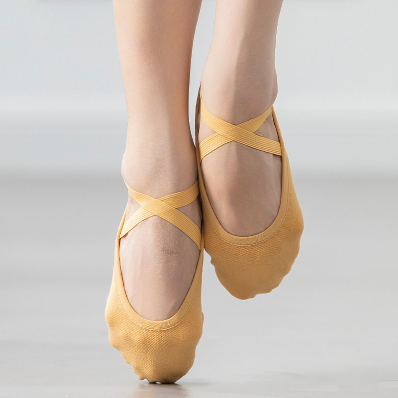Women's Canvas Split-Sole Ballet Shoes