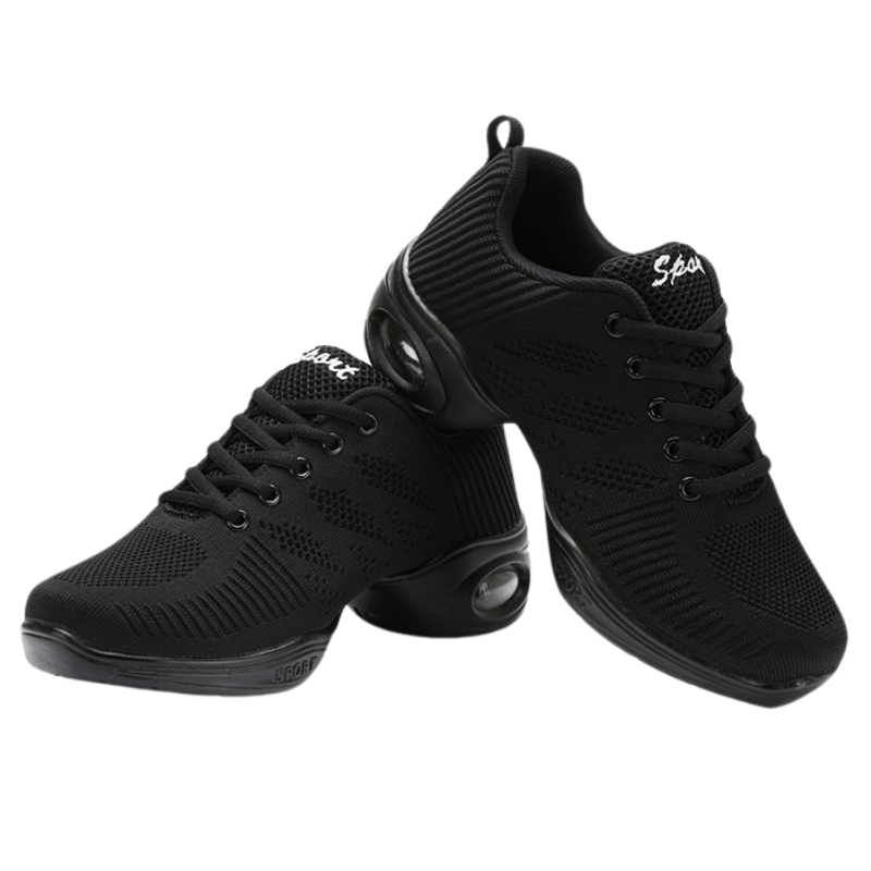 Women's Mesh JazShoes Lace-up Dance Sneakers