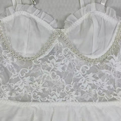 Lace lightweight sheer set