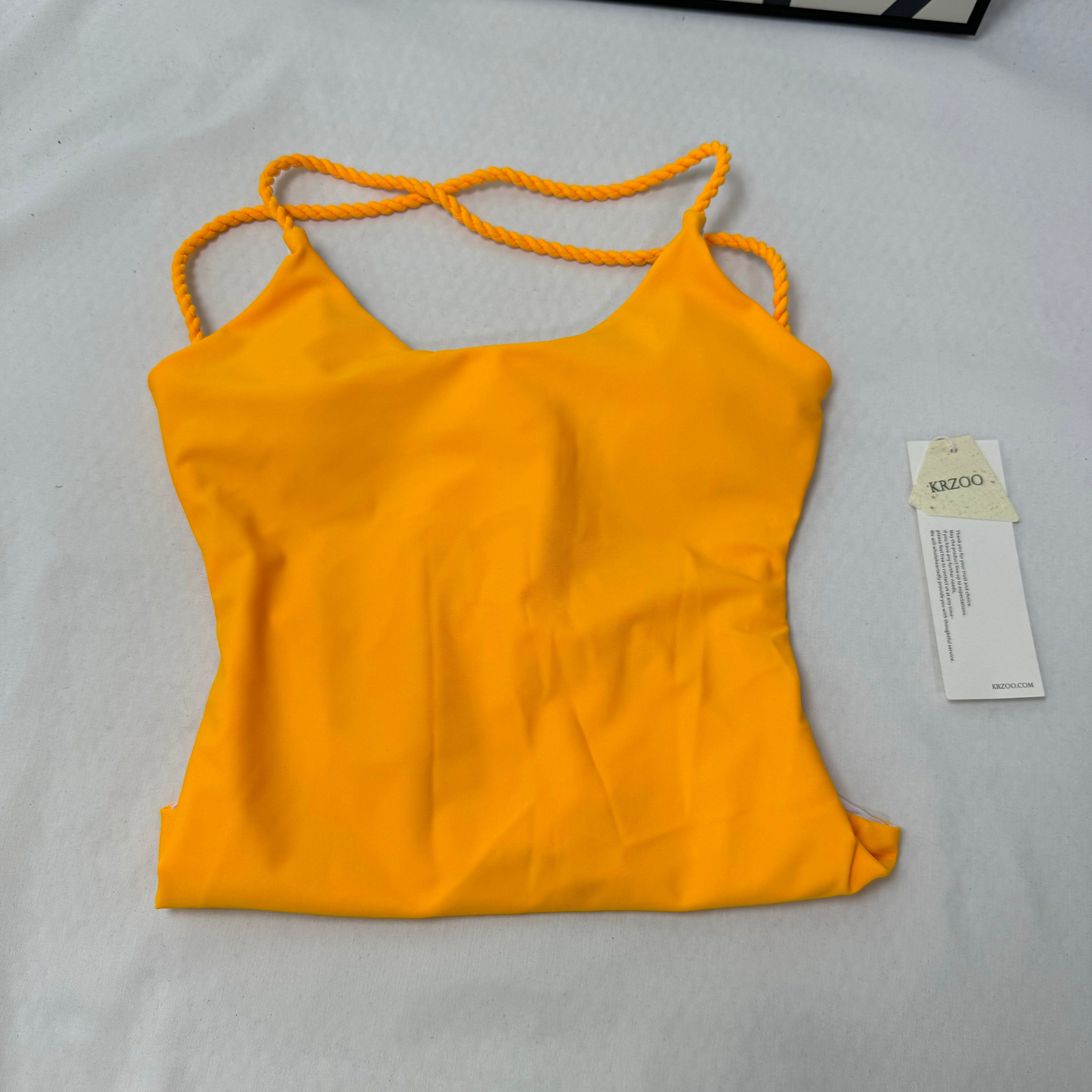One-piece triangle topless bikini