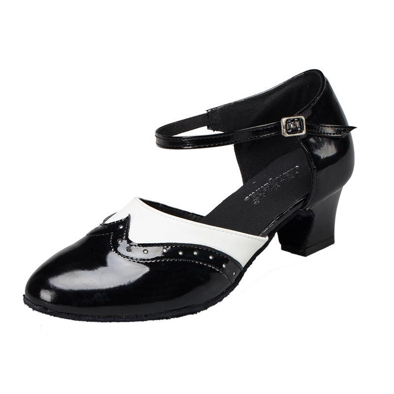 Women's Leatherette 5cm/6cm Heels Ballroom Swing Dance Shoes Character Shoes