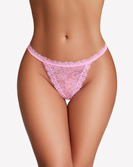 Low Rise Briefs Floral Lace Thong Panties