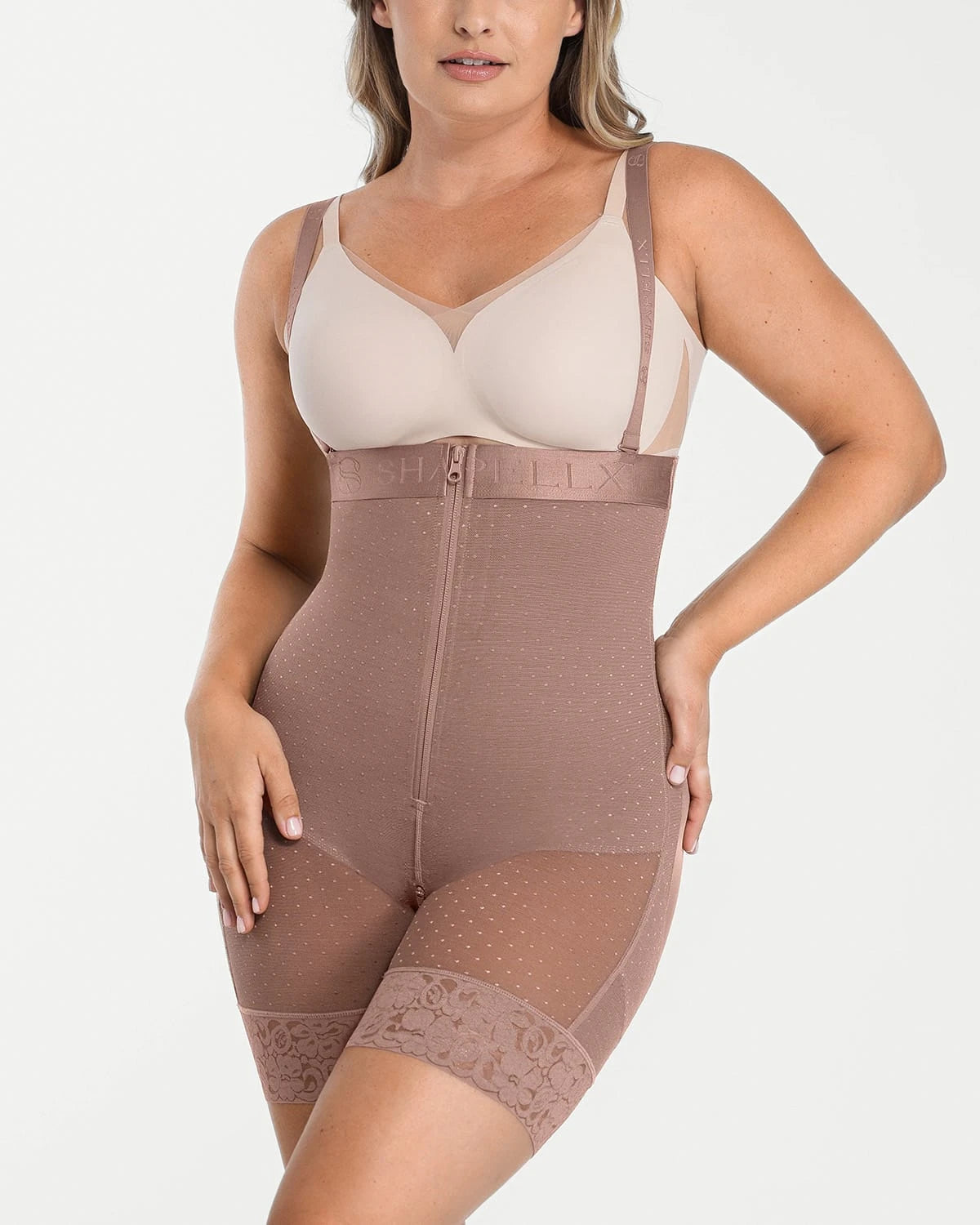 BOOT-YEAHâ„?AirSlim® High-Waisted Polka Dot Short