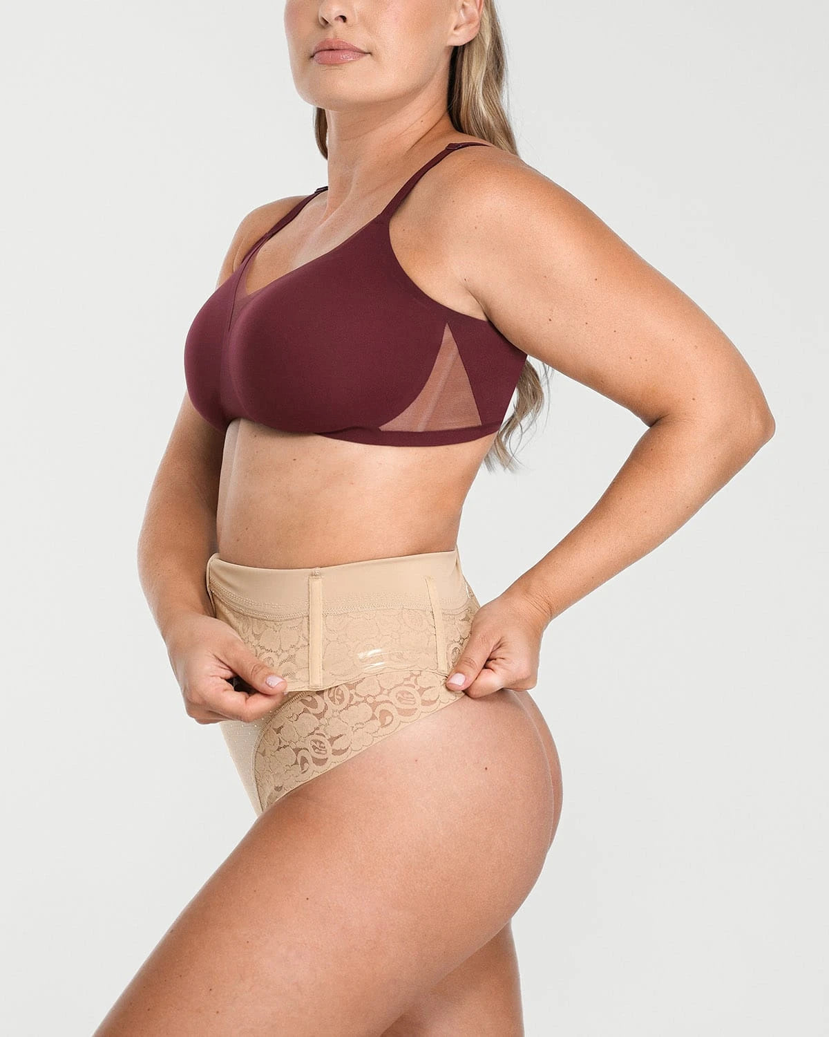 Bare Essentialsâ„?AirSlim® High-Waisted Polka Dot Shaping Thong