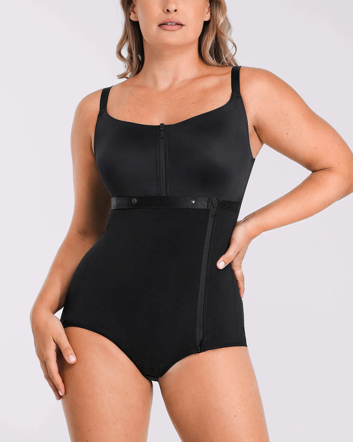 BOOT-YEAHâ„?AirSlim®  Built-in Tummy Control Cincher Brief Bodysuit