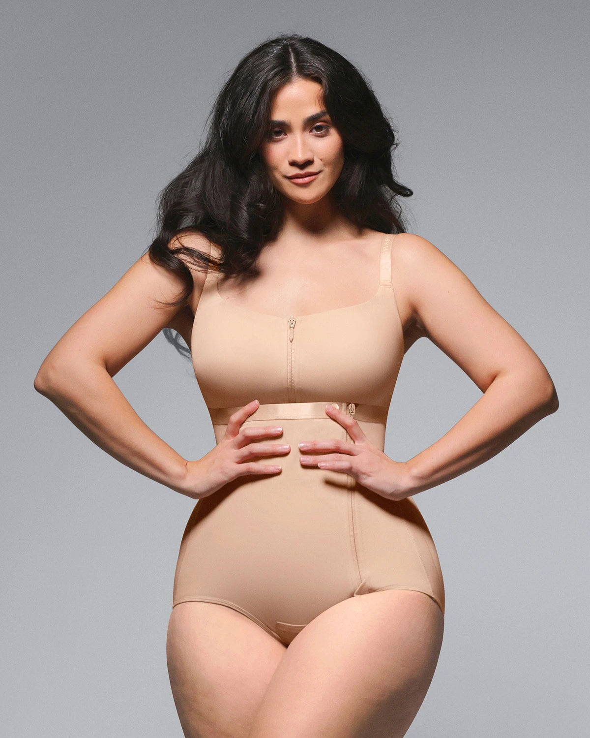 BOOT-YEAHâ„?AirSlim®  Built-in Tummy Control Cincher Brief Bodysuit