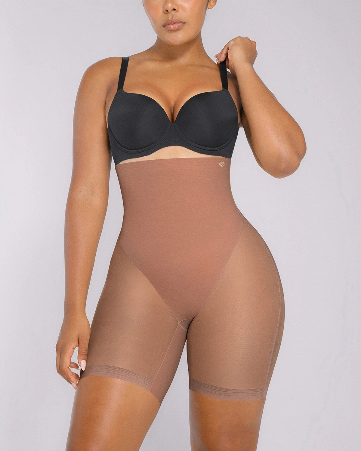 BOOT-YEAHâ„?MeshSmoothâ„?High-Waisted Mid Thigh Short
