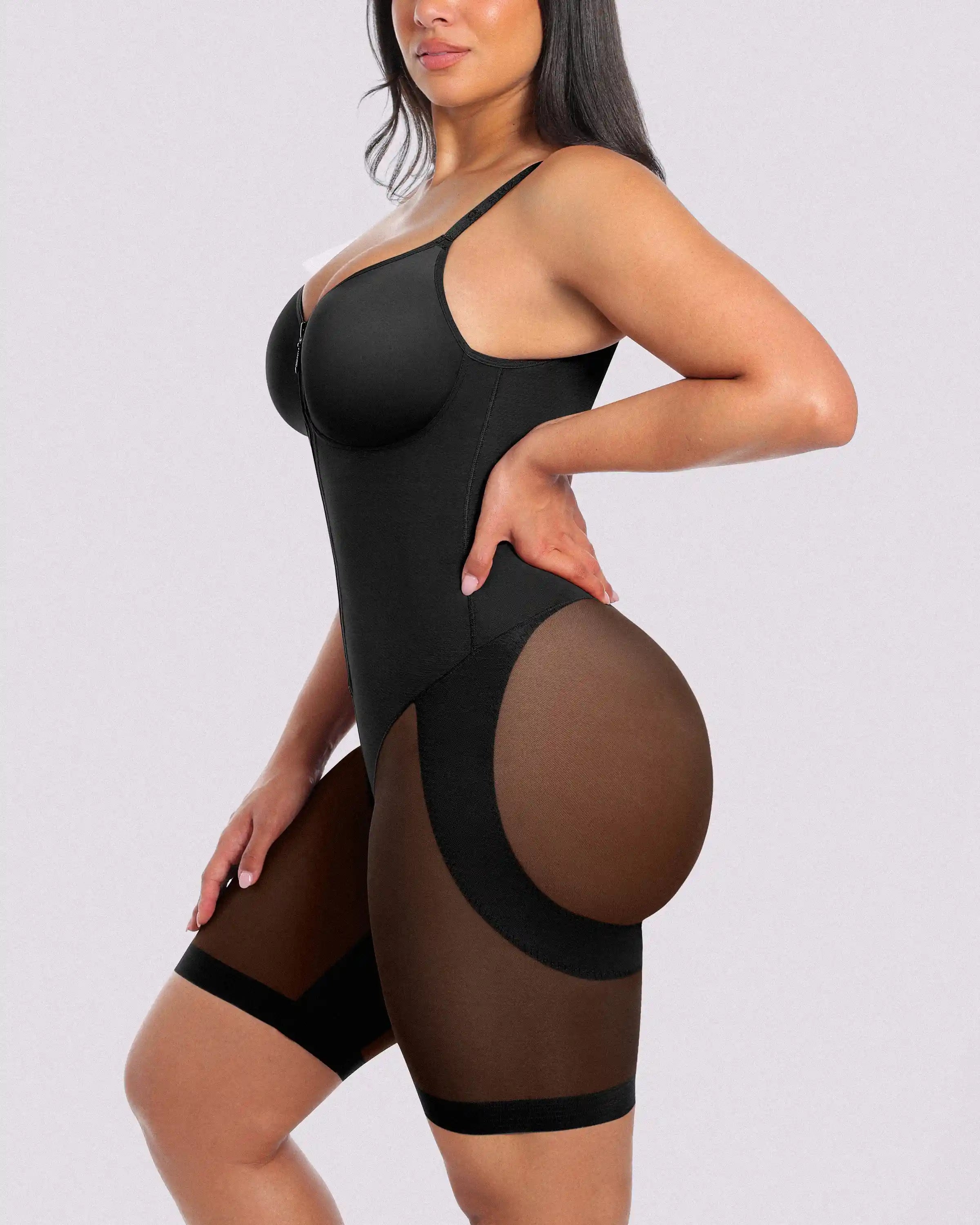 Bare Essentialsâ„?AirSlim® Hourglass Full Body Mid Thigh Bodysuit
