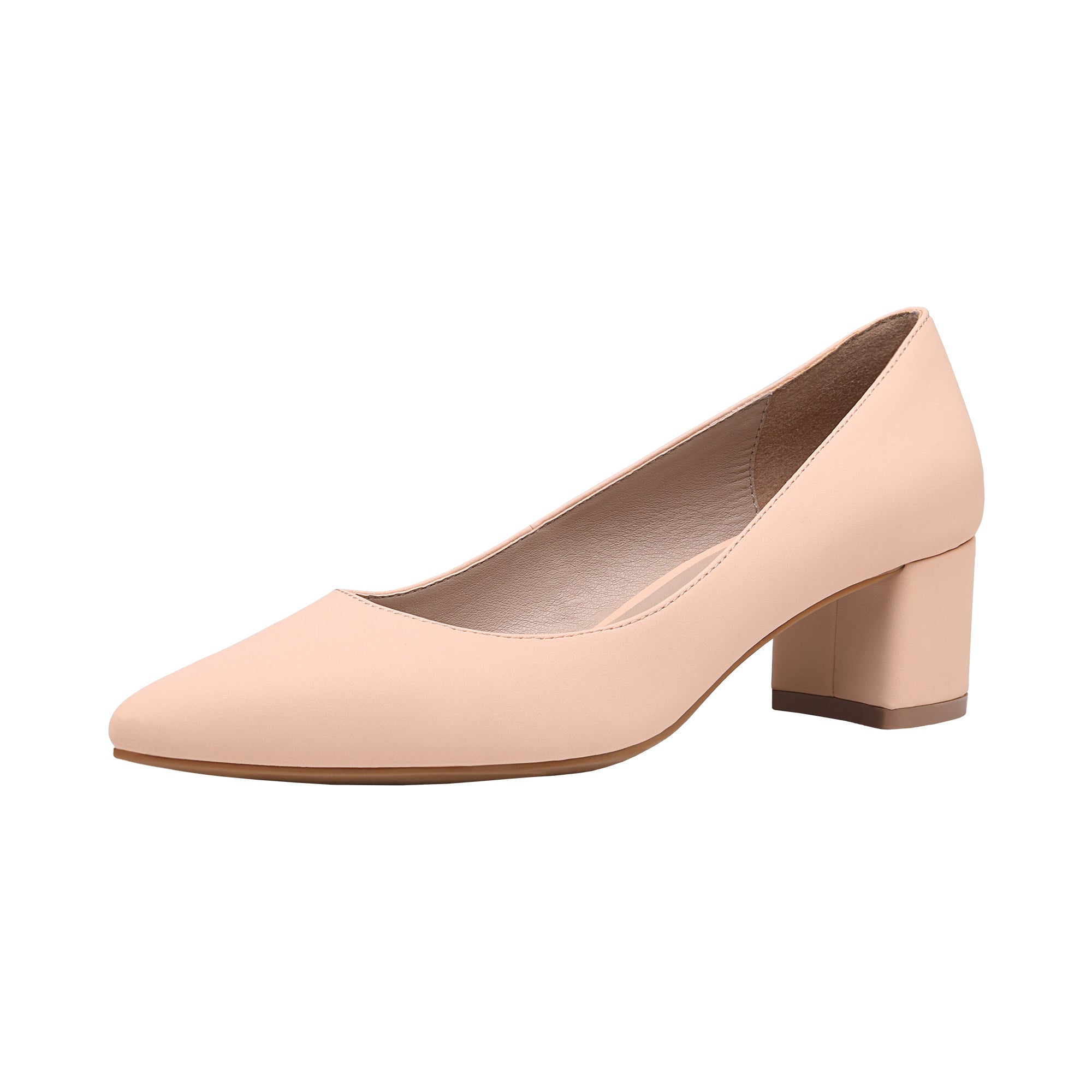 Closed Toe Block Heel Pumps