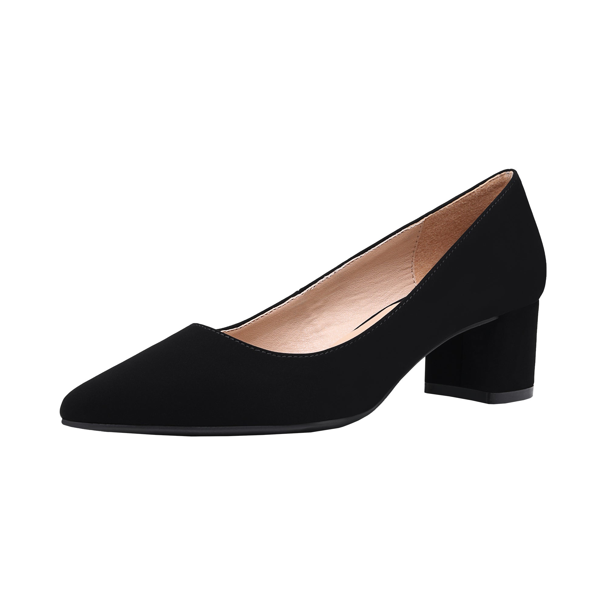Closed Toe Block Heel Pumps