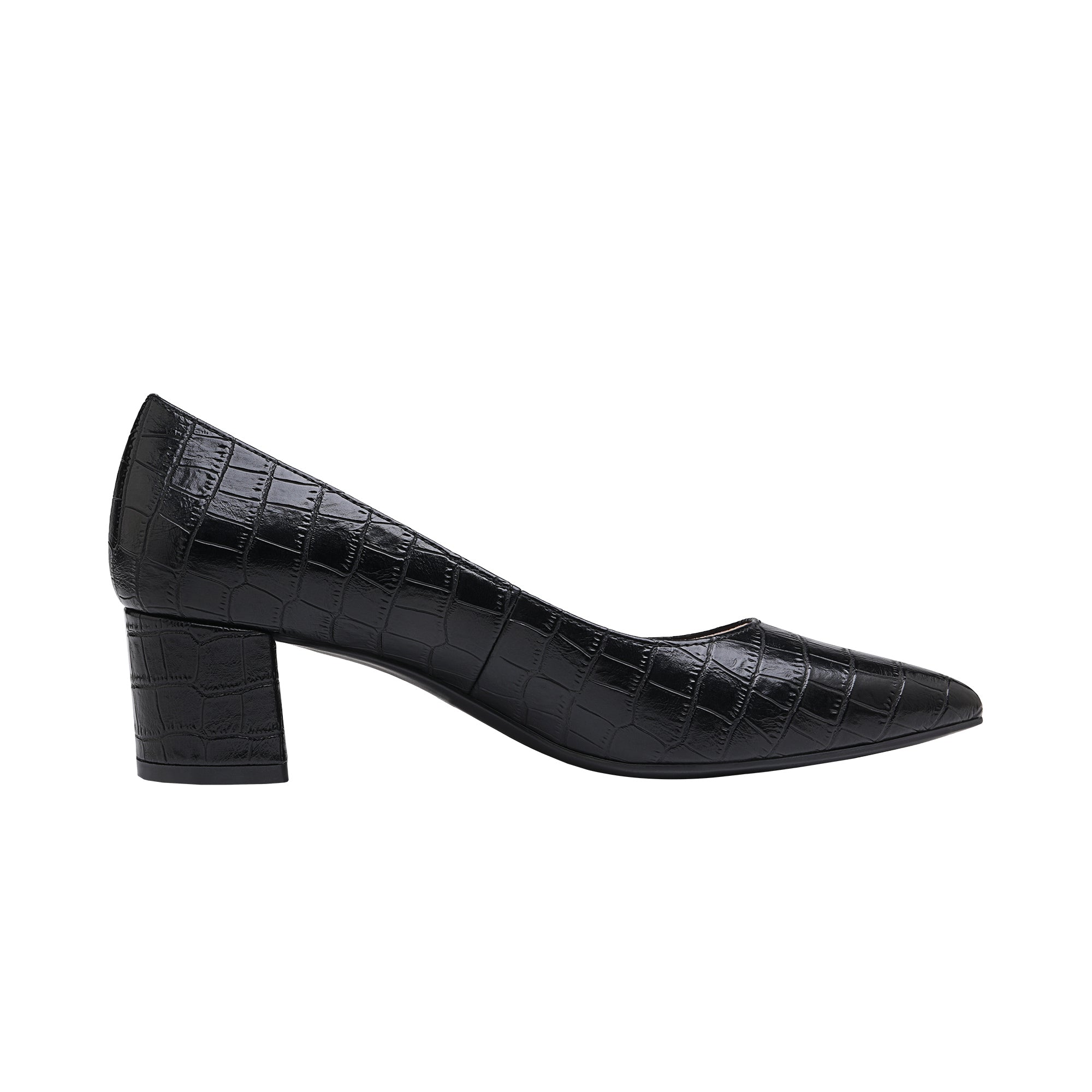 Closed Toe Block Heel Pumps
