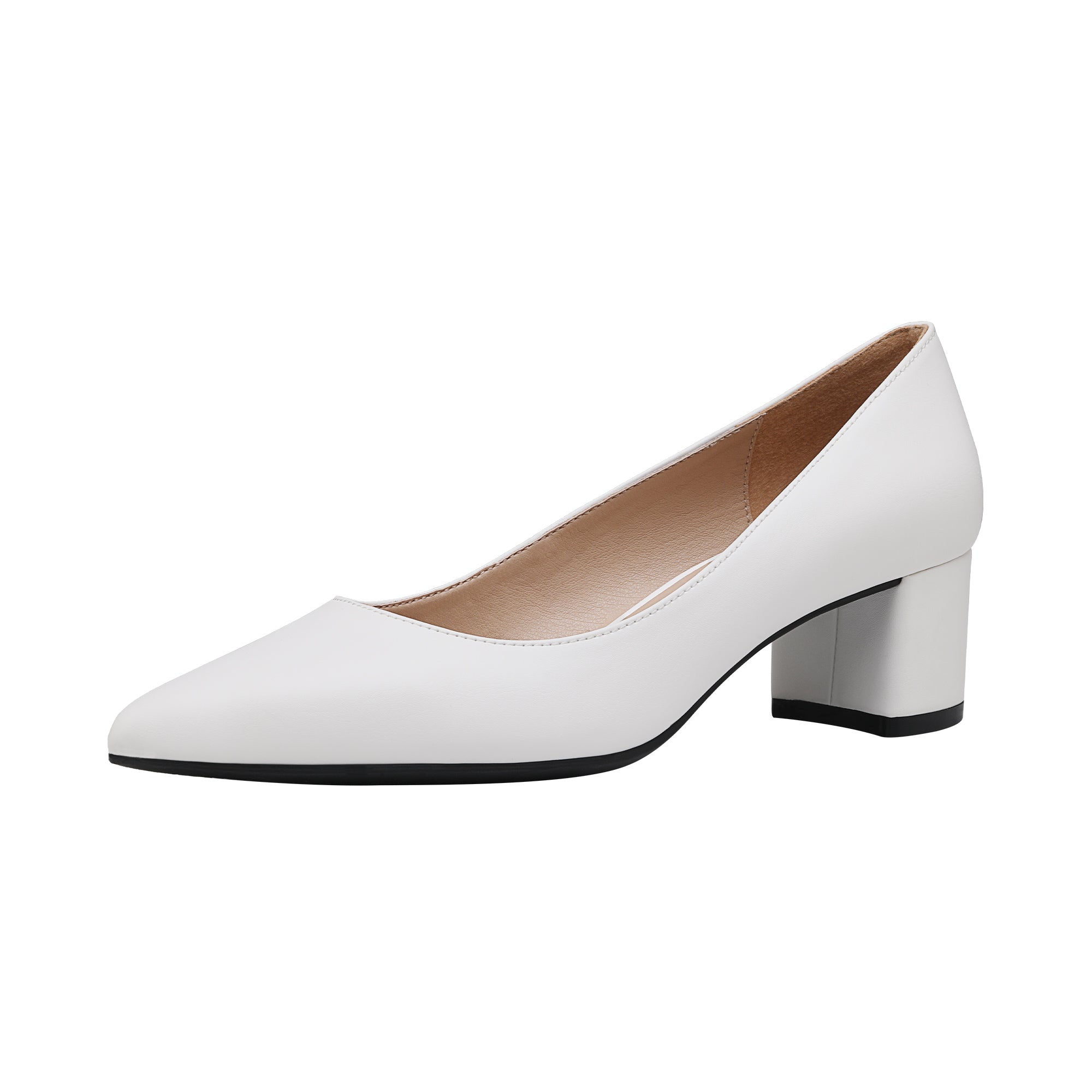 Closed Toe Block Heel Pumps