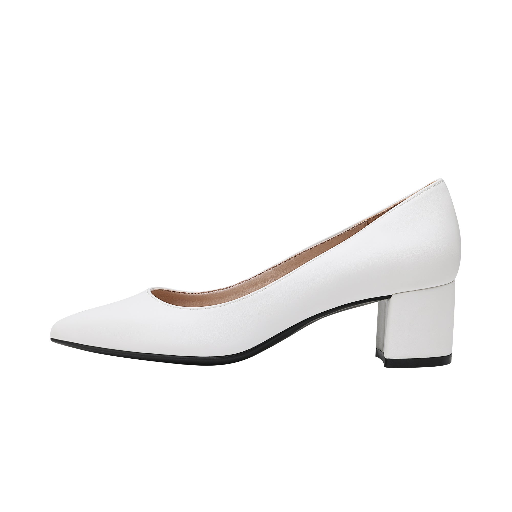 Closed Toe Block Heel Pumps