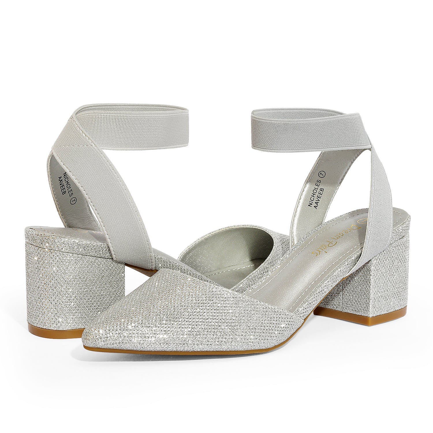 Pointed Toe Pumps with Ankle Strap